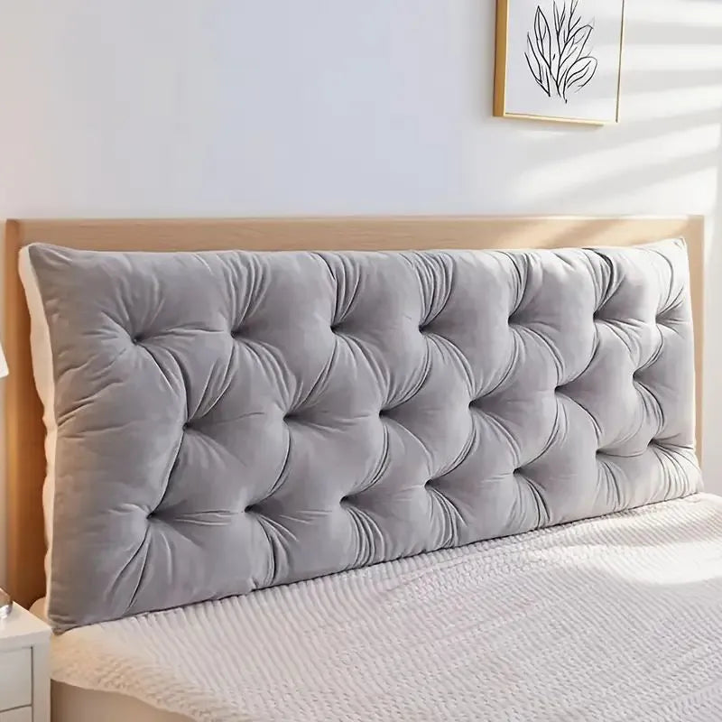 Headboard Pillow - 1.8m Natural Cotton Filling, Adjustable Loft
