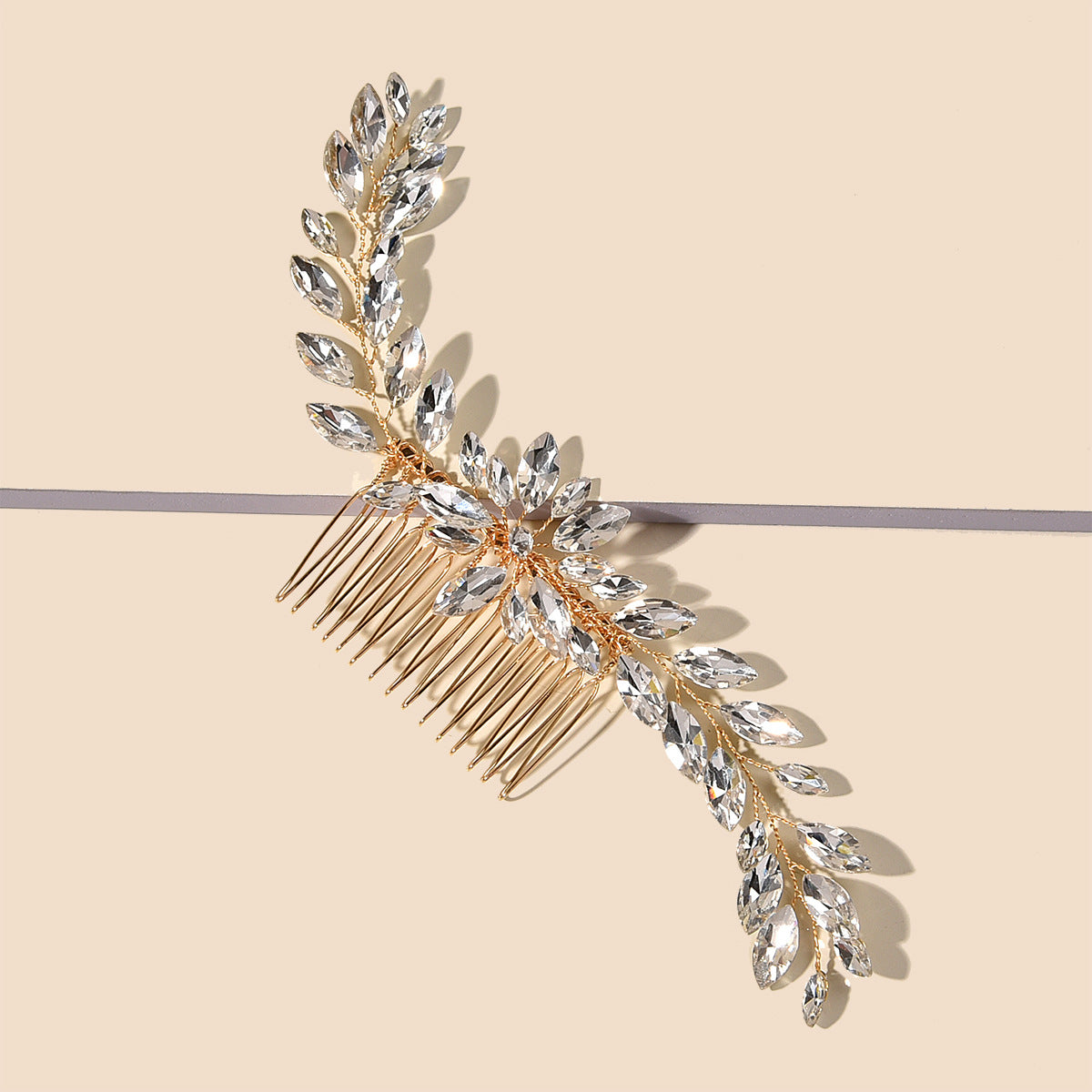 Rhinestone Bridal Headdress with Wire