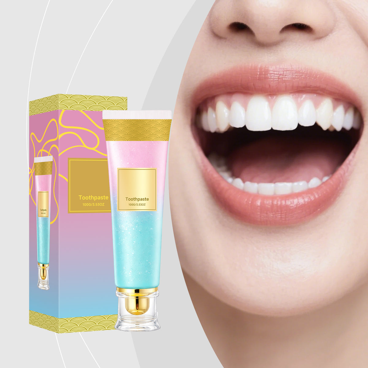 Niacinamide Whitening Toothpaste for Bright Teeth & Fresh Breath - 100g