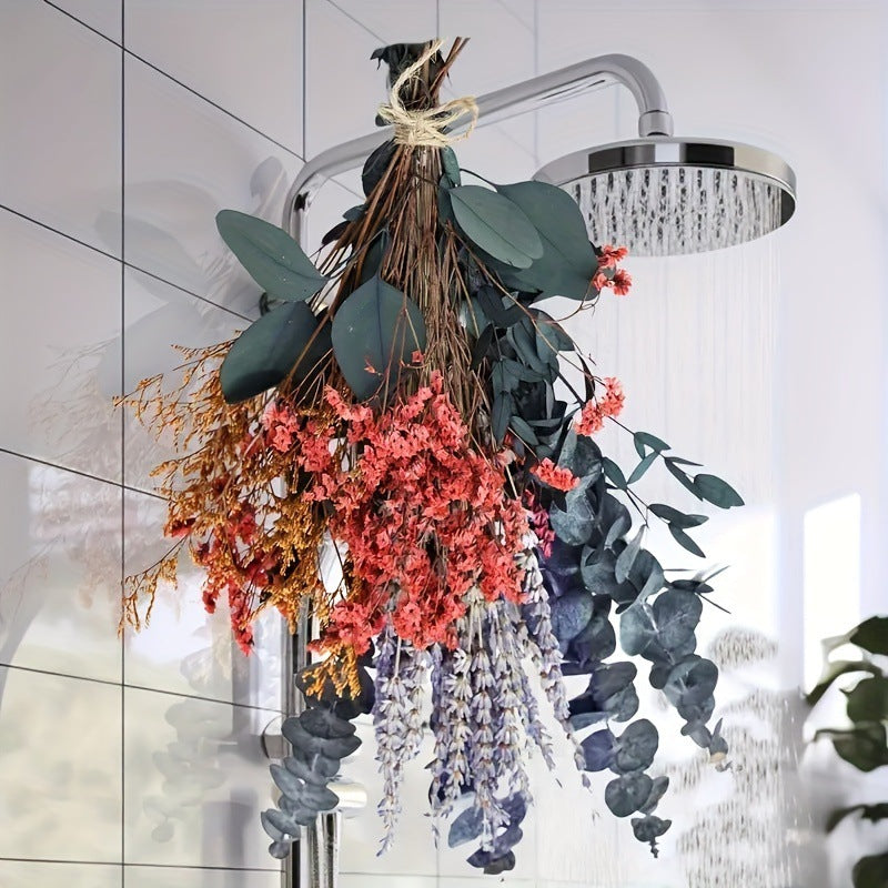 Dried Flower Bouquet - Preserved Grass Flower Arrangement for Home Decor