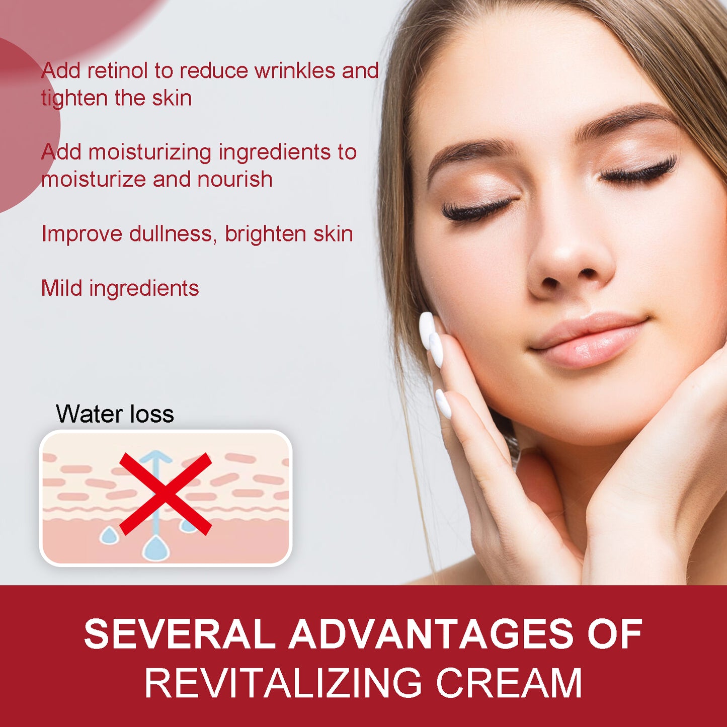Retinol Anti-Wrinkle Face Cream - Moisturizing Firming & Brightening