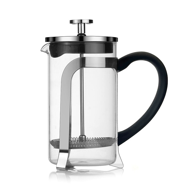 French Press Coffee Maker Borosilicate Glass 350ML-1000ML Household Filter Pot