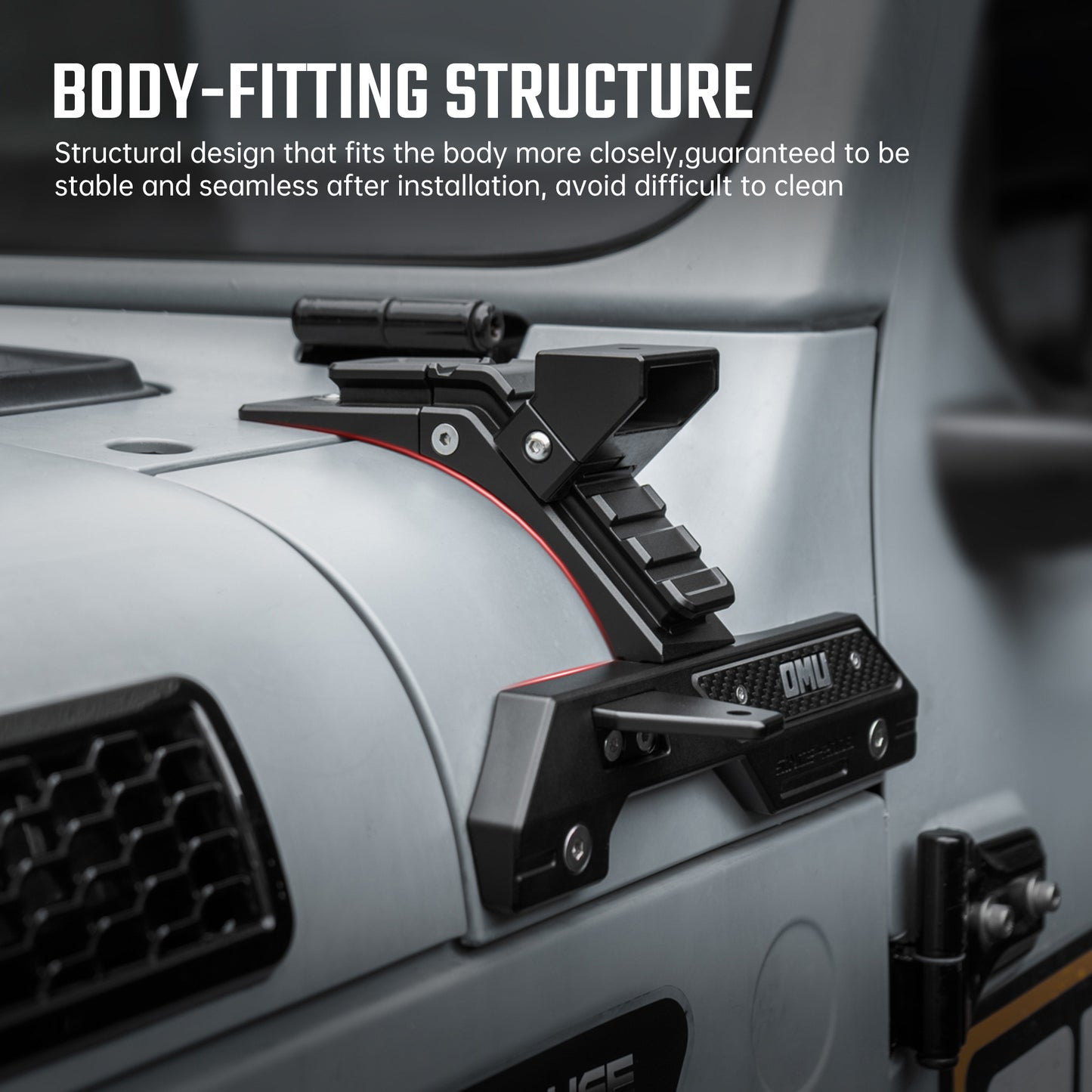 A-Pillar Light System Mount for Jeep Wrangler JL & Gladiator JT - Black