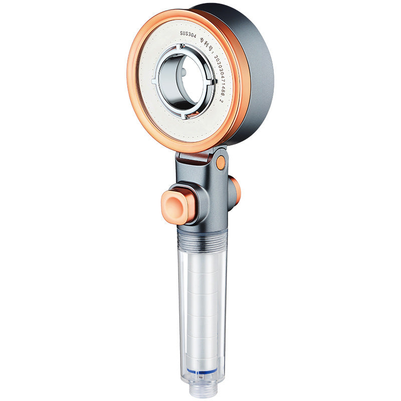 Pressurized Water Shower Head with Dechlorination Filter for Skin Care and Beauty