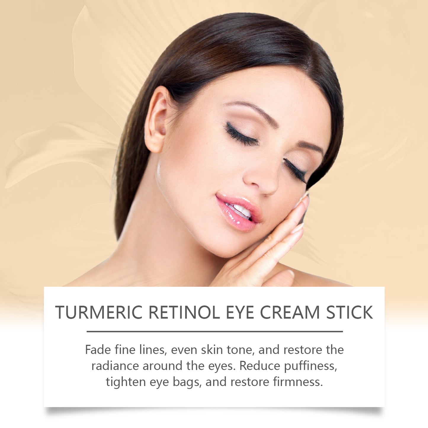 Turmeric and Retinol Eye Cream Stick - Anti-Aging Firming Eye Treatment