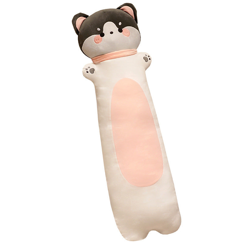 Cartoon Animal Sleeping Pillow with Polyester Fiber Fill - Soft Cozy Cushion