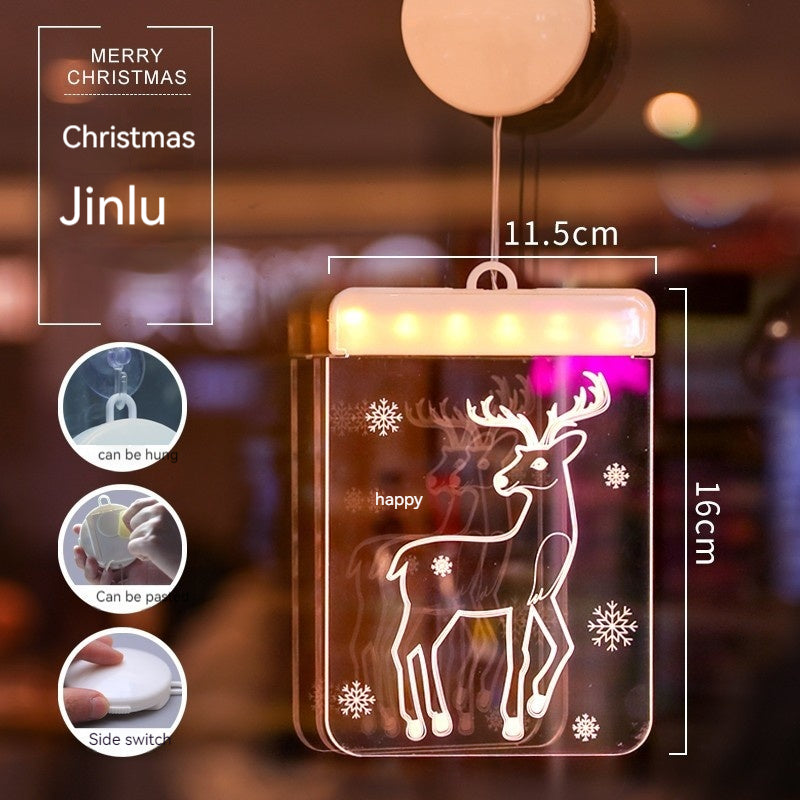 Christmas Pendant Light with Ambience Lighting - USB Powered Festive Decor