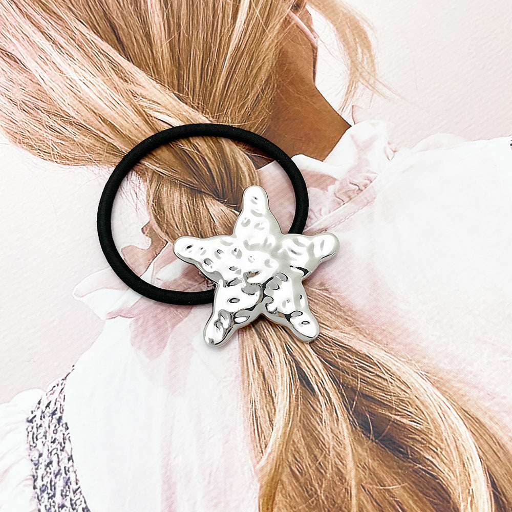 Pentagram Headband with Tassel - Elastic Hair Accessory