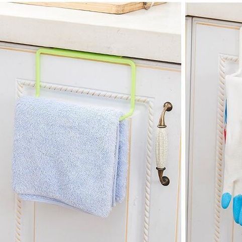 Removable Over-the-Door Hook Rack for Bathroom Storage - Nail-Free, Multi-Color