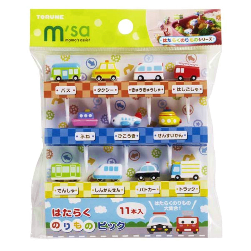 Children's Fruit-Shaped Bento Fork Set - Cute Animal & Character Styles
