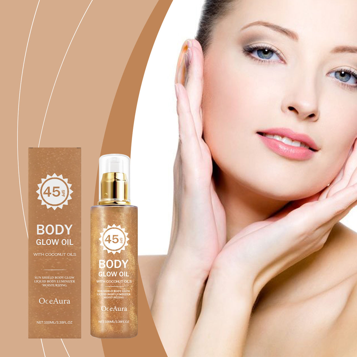 Coconut Glitter Sunscreen 100ml