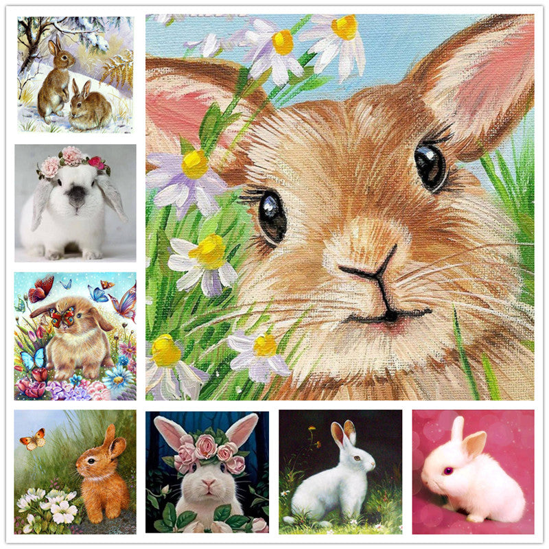 5D Diamond Painting Kit for Animals - Resin Rhinestone Cross Stitch Art
