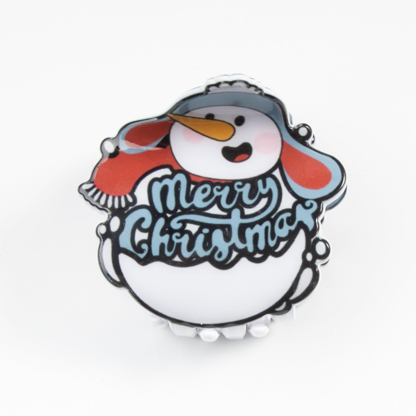 Christmas-Themed Hair Clips Snowman Cookie Hair Accessories for Women