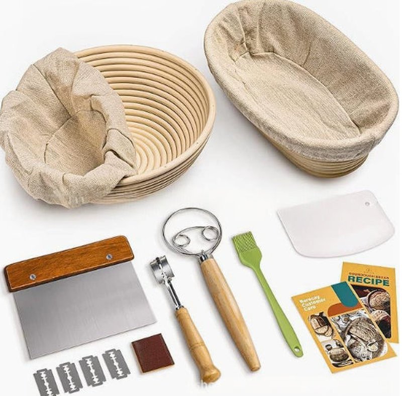 Kitchen Baking Scraper Set - Stainless Steel Pastry & Dough Tools