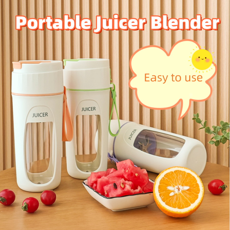 Portable Electric USB Blender with 800ml Capacity for Smoothies & Juices