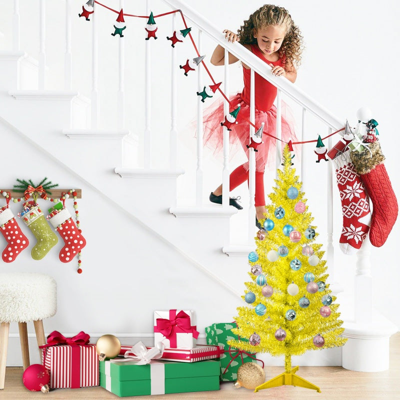 4ft Golden Christmas Tree - Festive Holiday Decoration