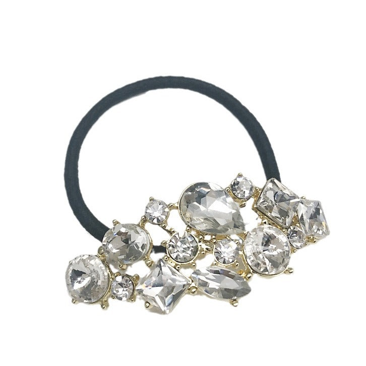 Rhinestone Hair Tiara Headband - Starry Sky Design
