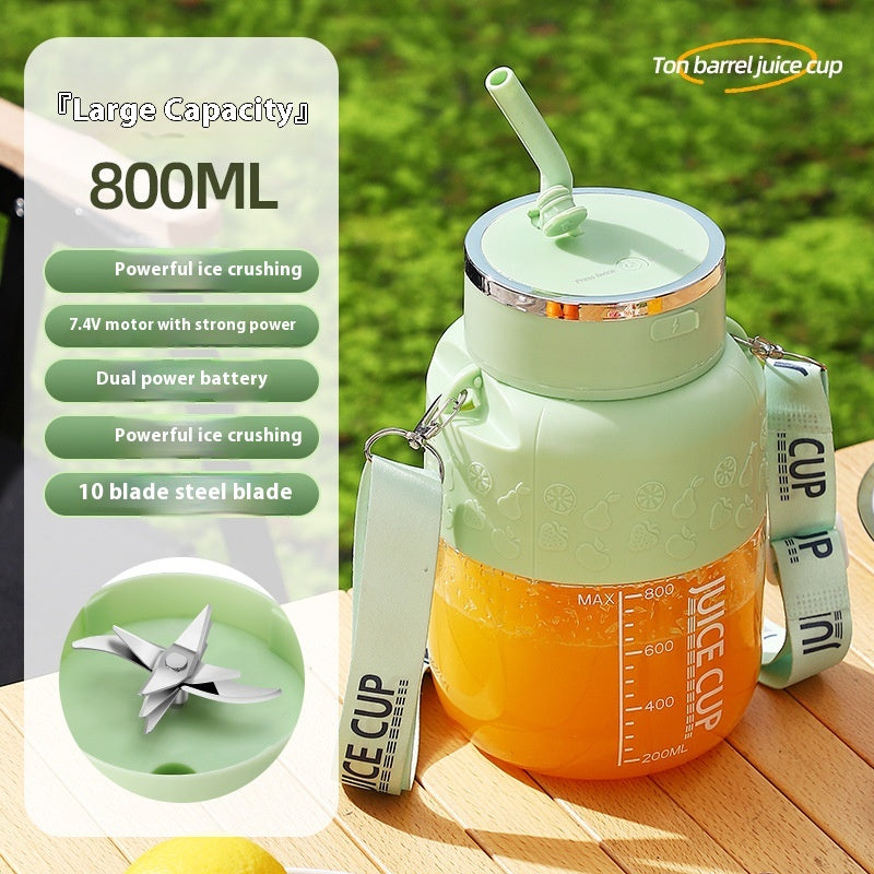Large Capacity Portable Electric Juicer with Type-C Charging - Kitchen Appliance