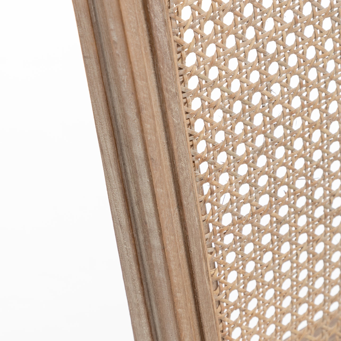 Farmhouse Dining Chairs Set of 2 - Solid Wood, Beige Linen Seat
