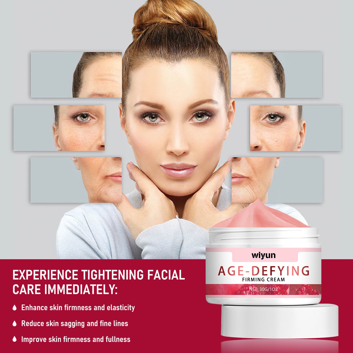 Age Defying Firming Cream with Niacinamide & Hyaluronic Acid