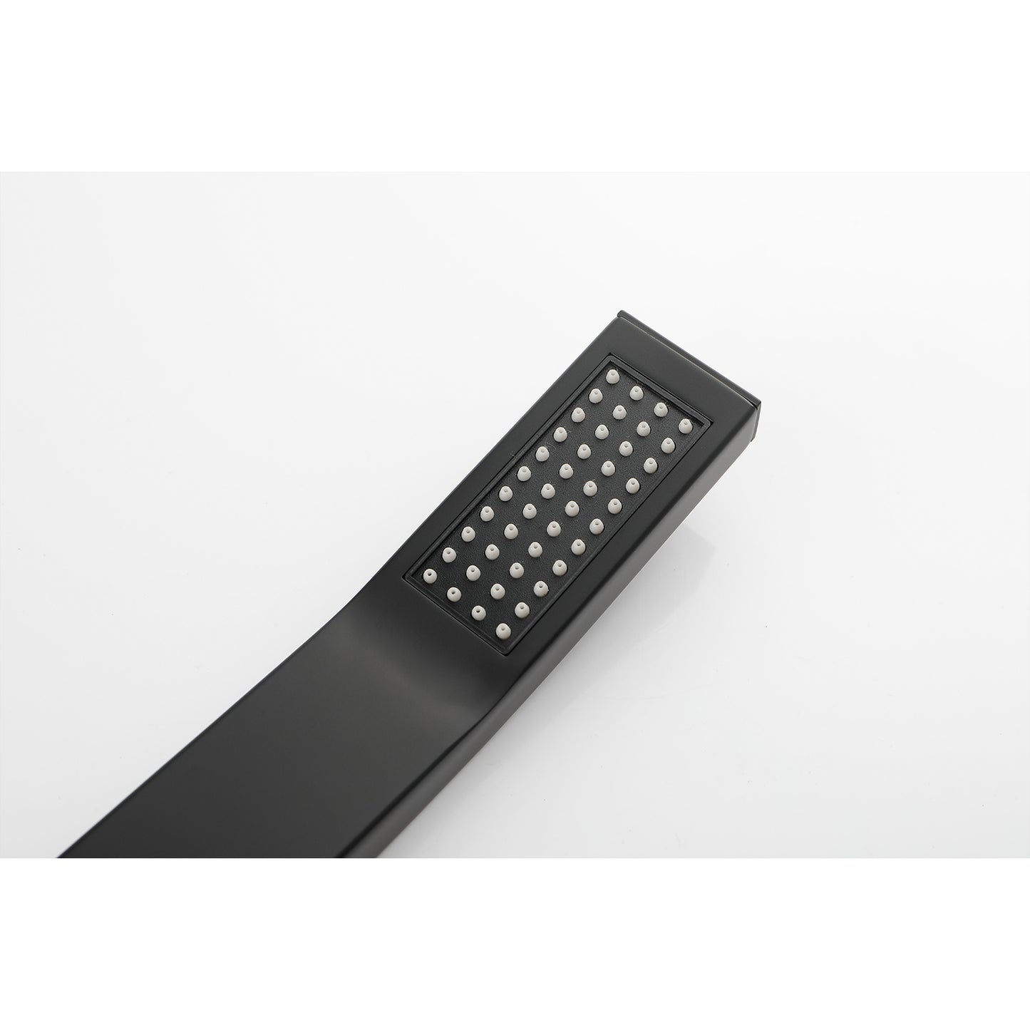 Matte Black Handheld Shower with 28-Inch Slide Bar & 59-Inch Hose