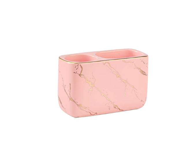 Electric Toothbrush Holder Ceramic Nordic Style Storage Box for Toothpaste and Toothbrushes