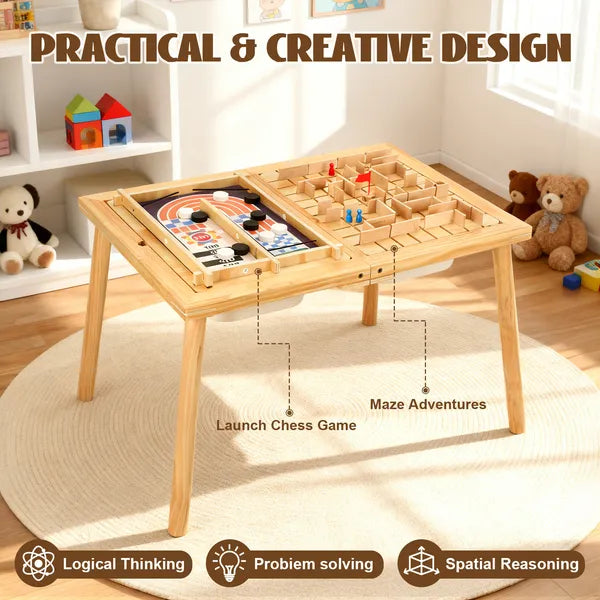 Toddler Sensory Activity Table with Storage Bins - Indoor Outdoor Water & Sand Play