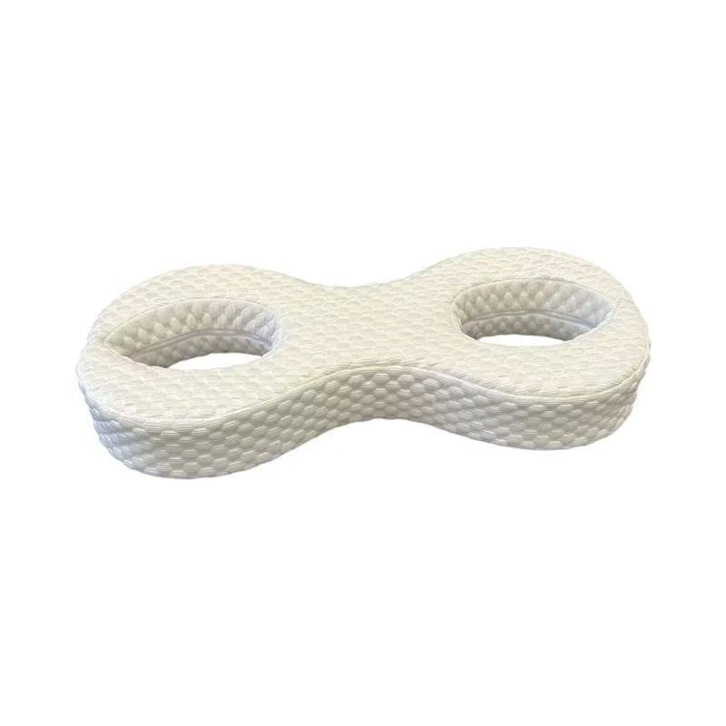 Reclining Memory Foam Pillow for Salon & Cervical Support - White