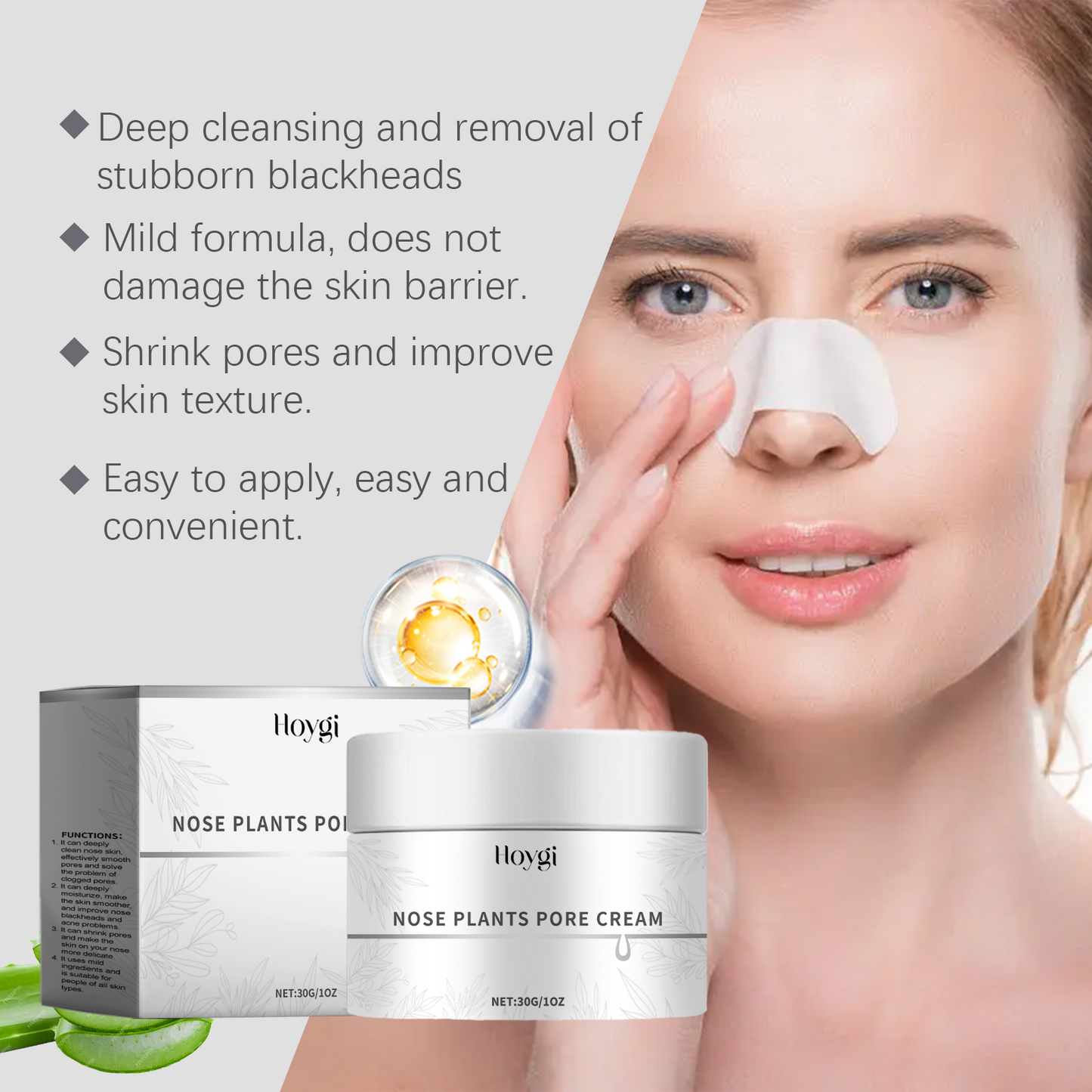 Blackhead Remover Nose Mask - Deep Pore Cleansing & Acne Treatment