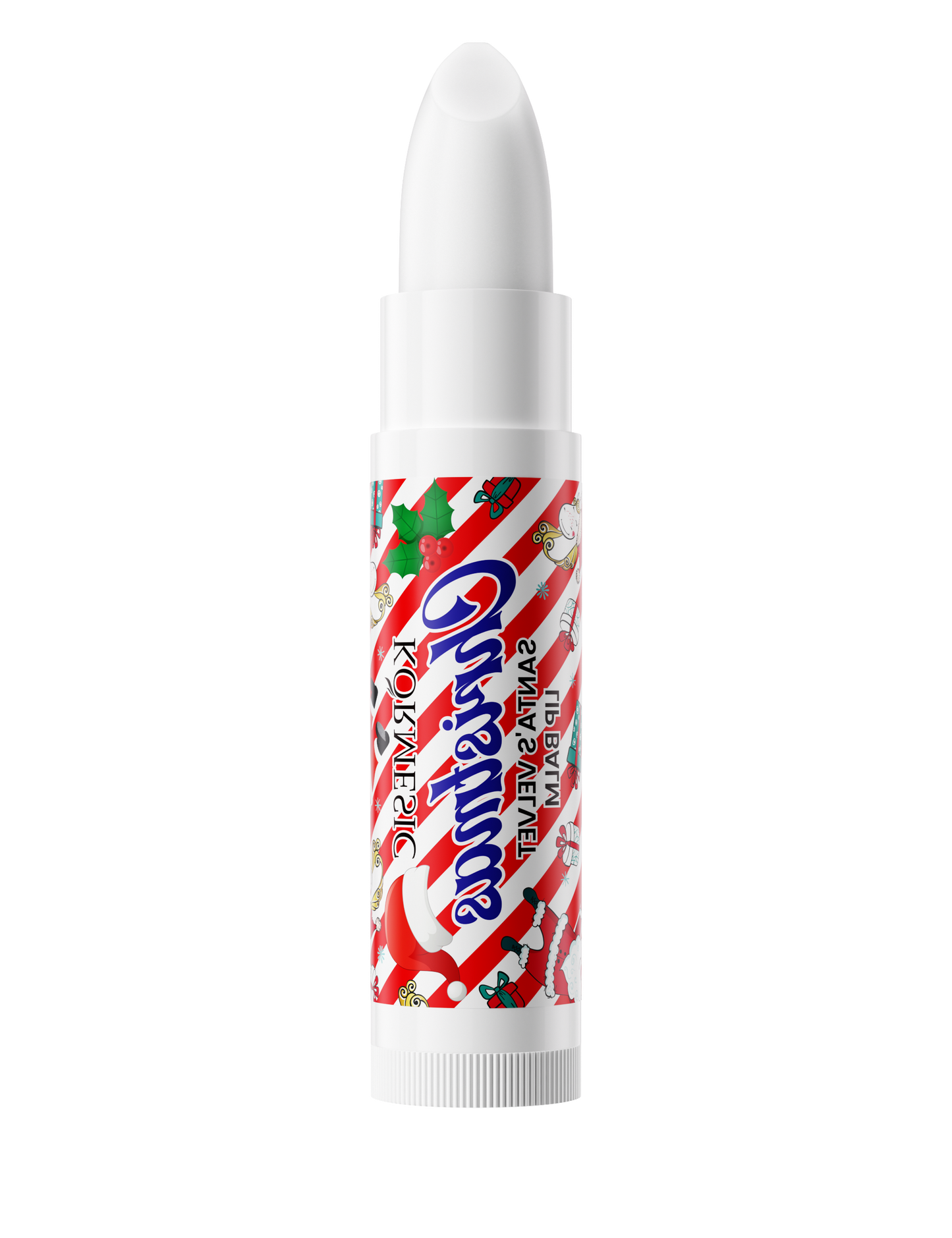 Santa Velvet Lip Balm Gift Set - 5g Holiday Lip Care