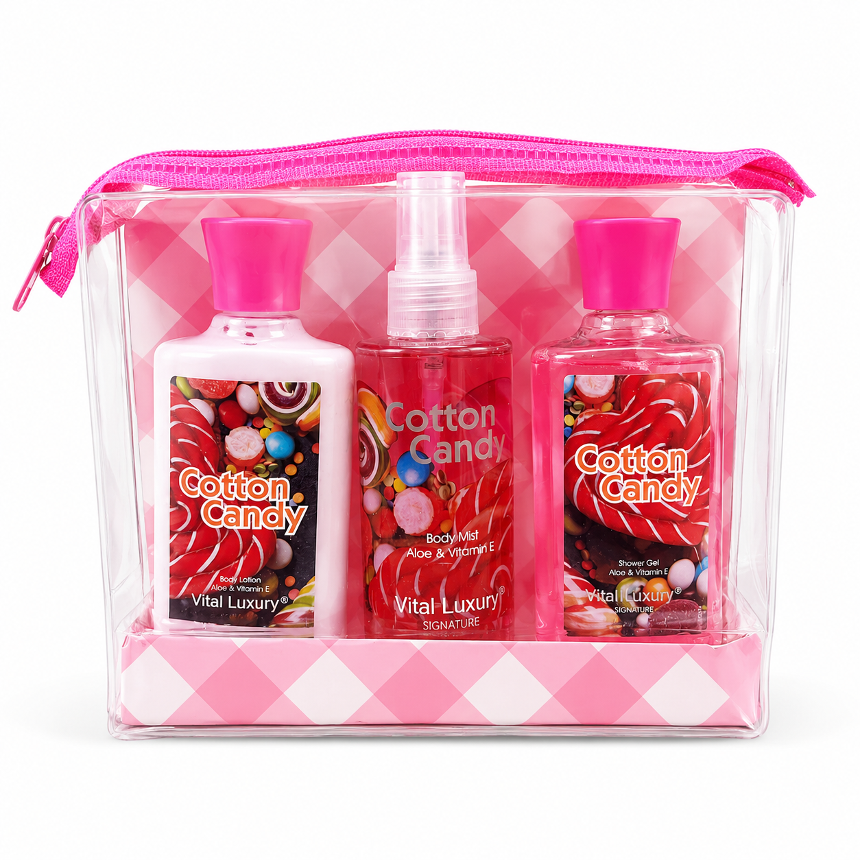 3-Piece Travel Body Care Set - Refreshing Shower Gel, Lotion & Body Mist