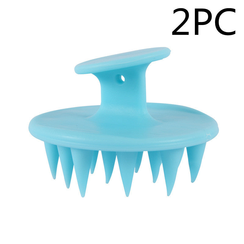Silicone Shampoo Brush Massage Hair Scalp Cleaner Hair Care Tool