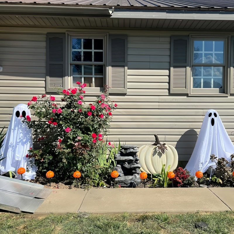 Halloween Ghost Decorations for Front Porch - Large & Small Sizes, Spooky & Cute Styles
