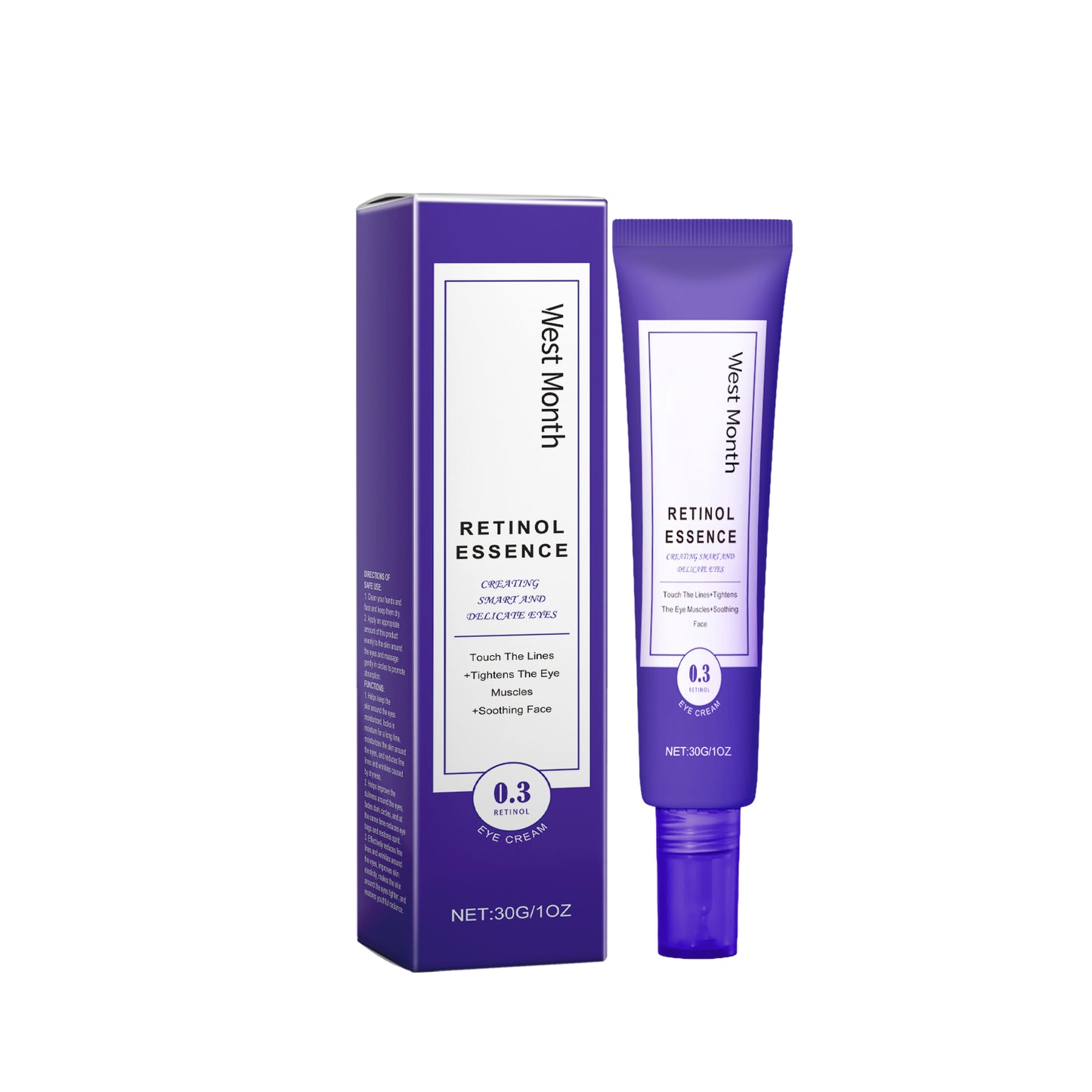 Retinol & Vitamin E Eye Cream for Wrinkles and Fine Lines - 30g