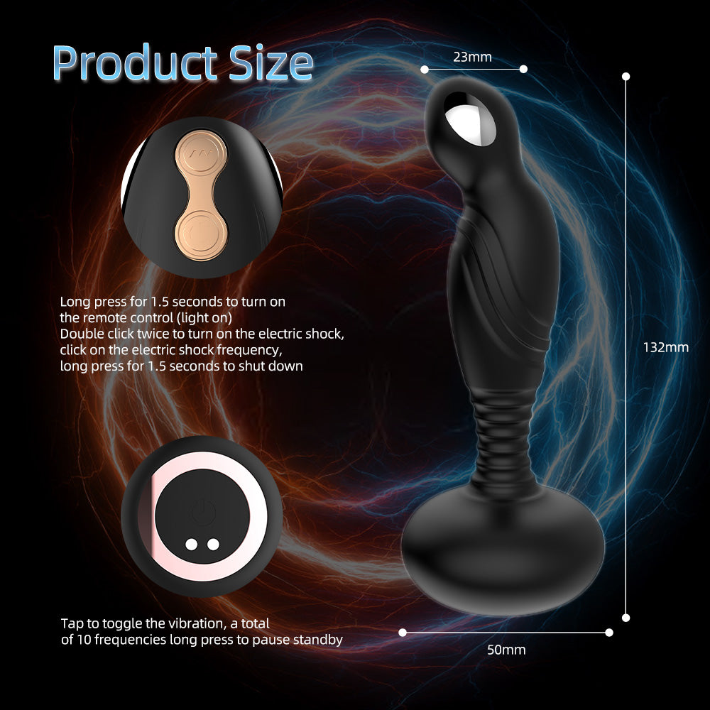 Rechargeable Liquid Silicone Wearable Butt Plug with Remote - Multiple Colors
