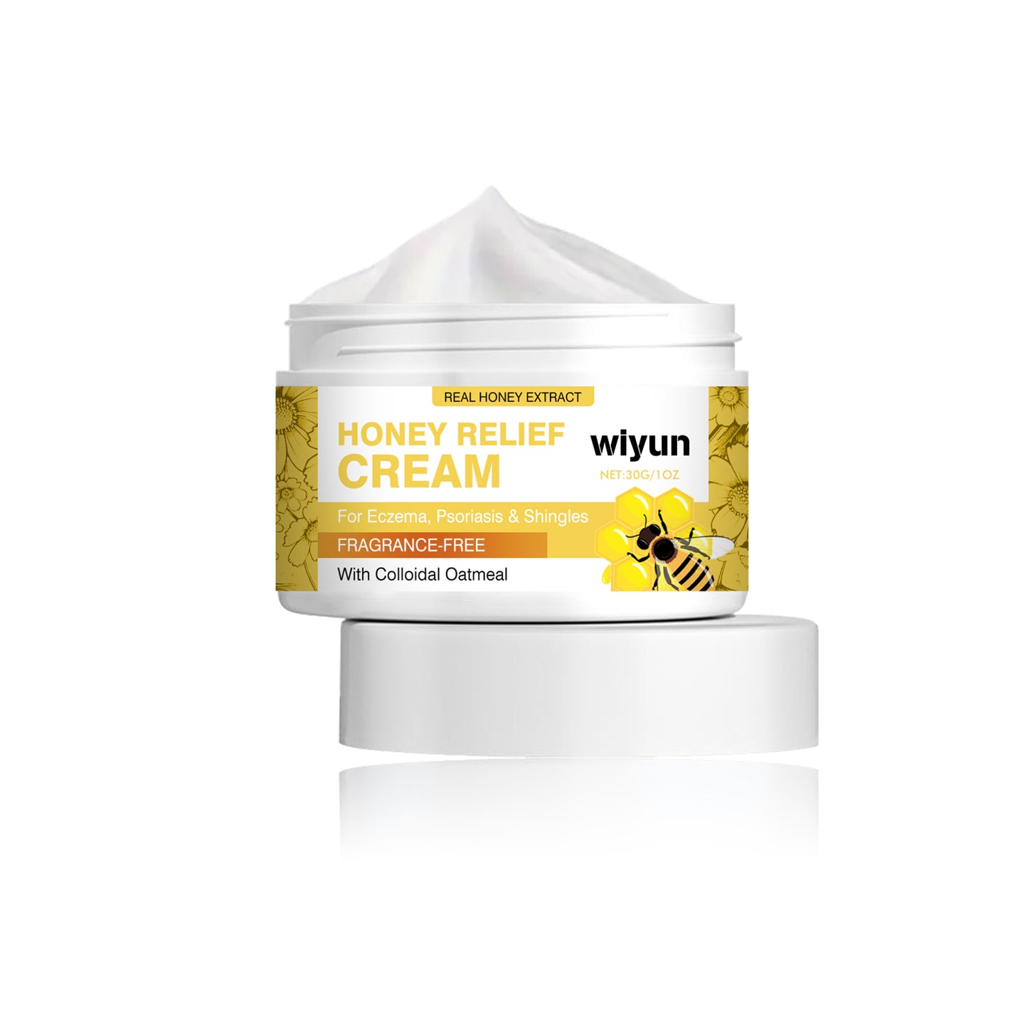 Honey Moisturizing Skin Care Cream - Deeply Hydrating & Soothing Body Balm