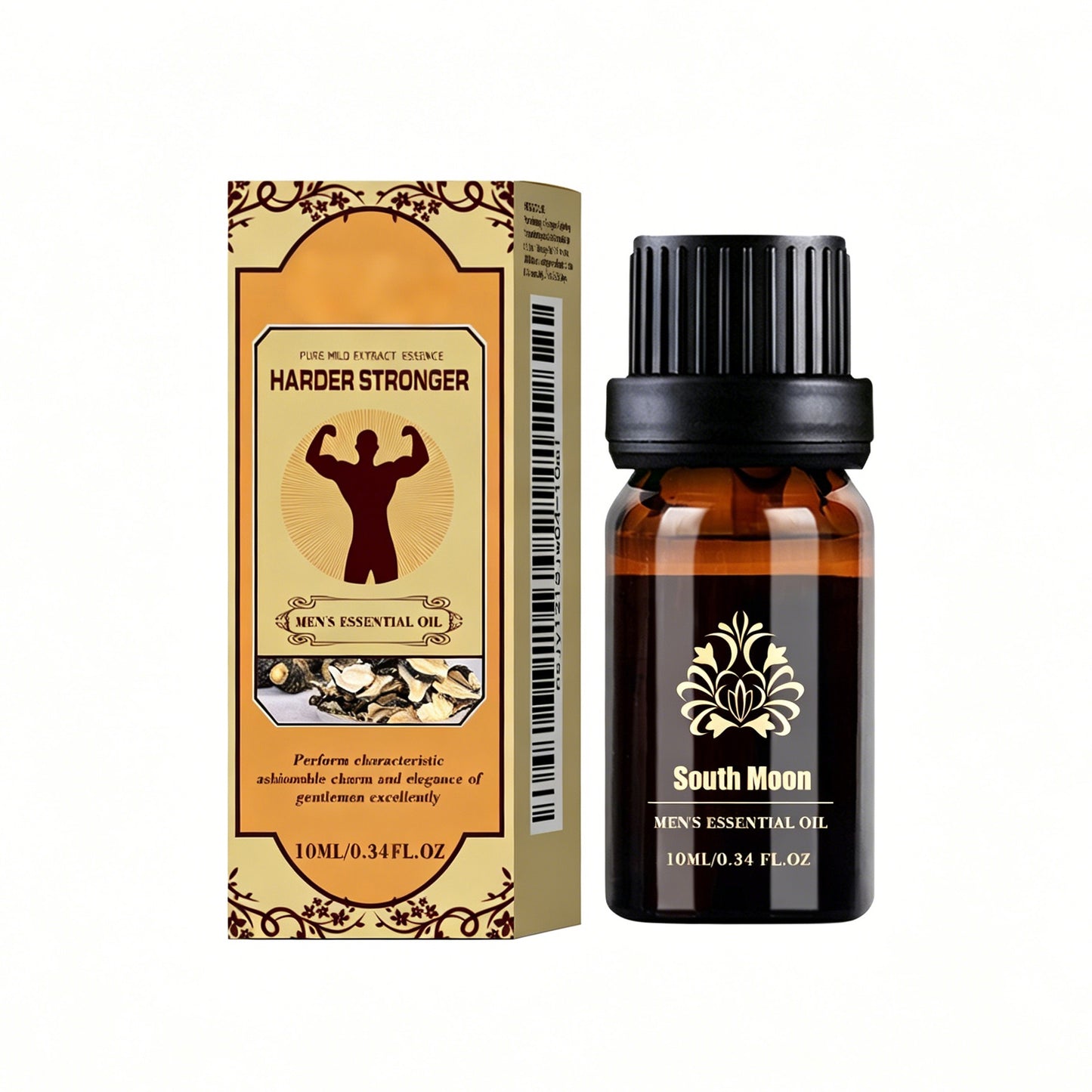 Natural Men's Care Massage Oil - Jojoba & Ophiopogon Extract, 10ml