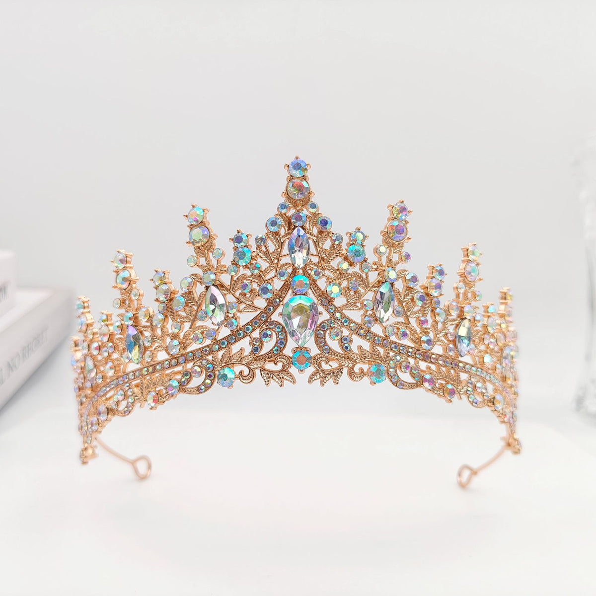 Bridal Crown Headband - Multiple Colors