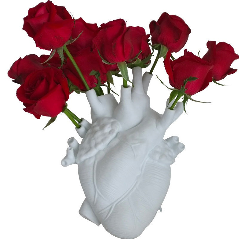Nordic Style Flower Vase - Decorative Resin Plant Pot