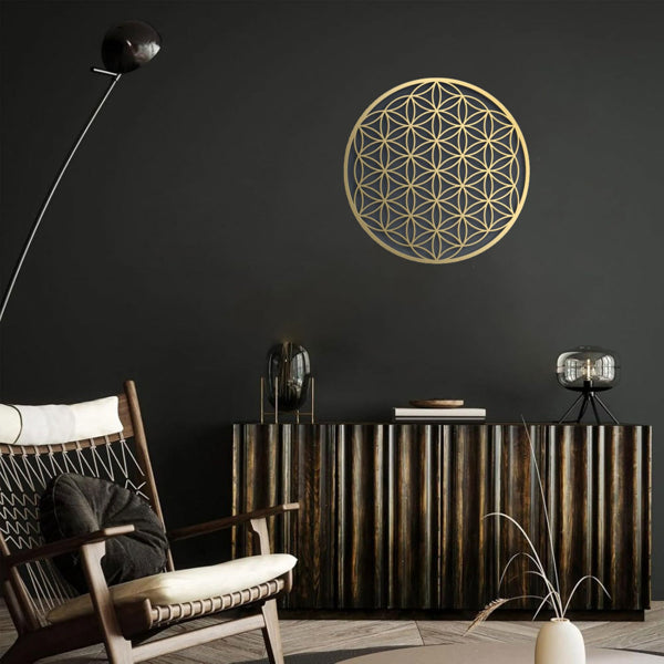 Integrated Lotus Aluminum Wall Art - Floral Home Decor