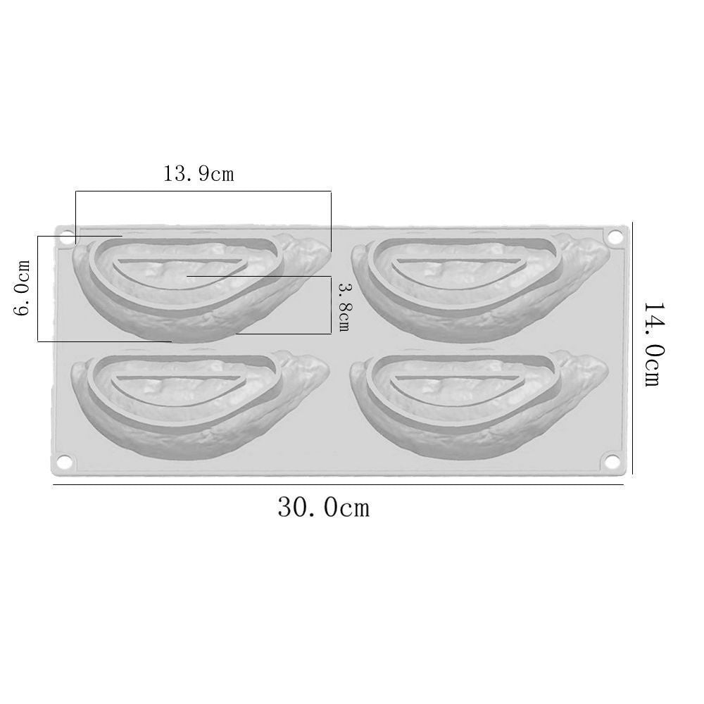 Silicone Fruit Candle Mold for Baking and Crafting - Assorted Shapes & Sizes