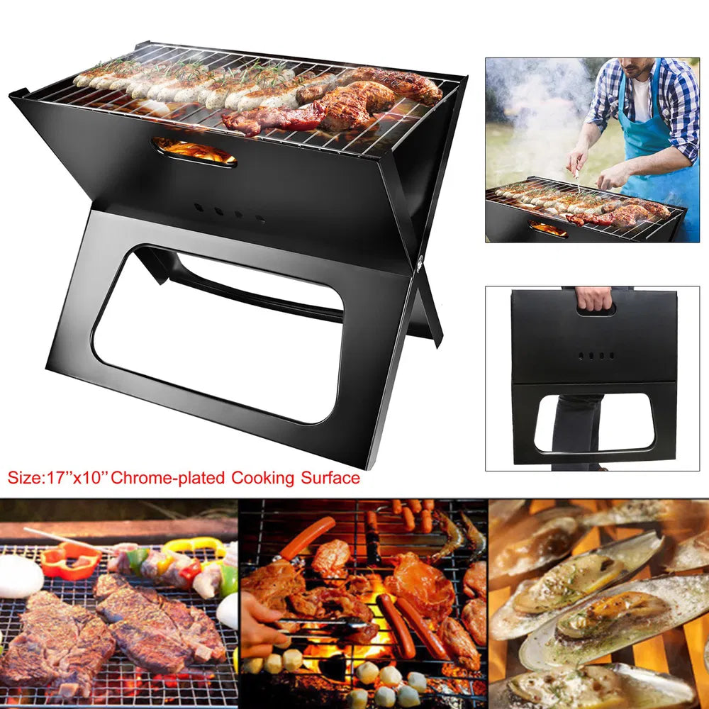 Portable Foldable BBQ Grill for Camping and Outdoor Travel