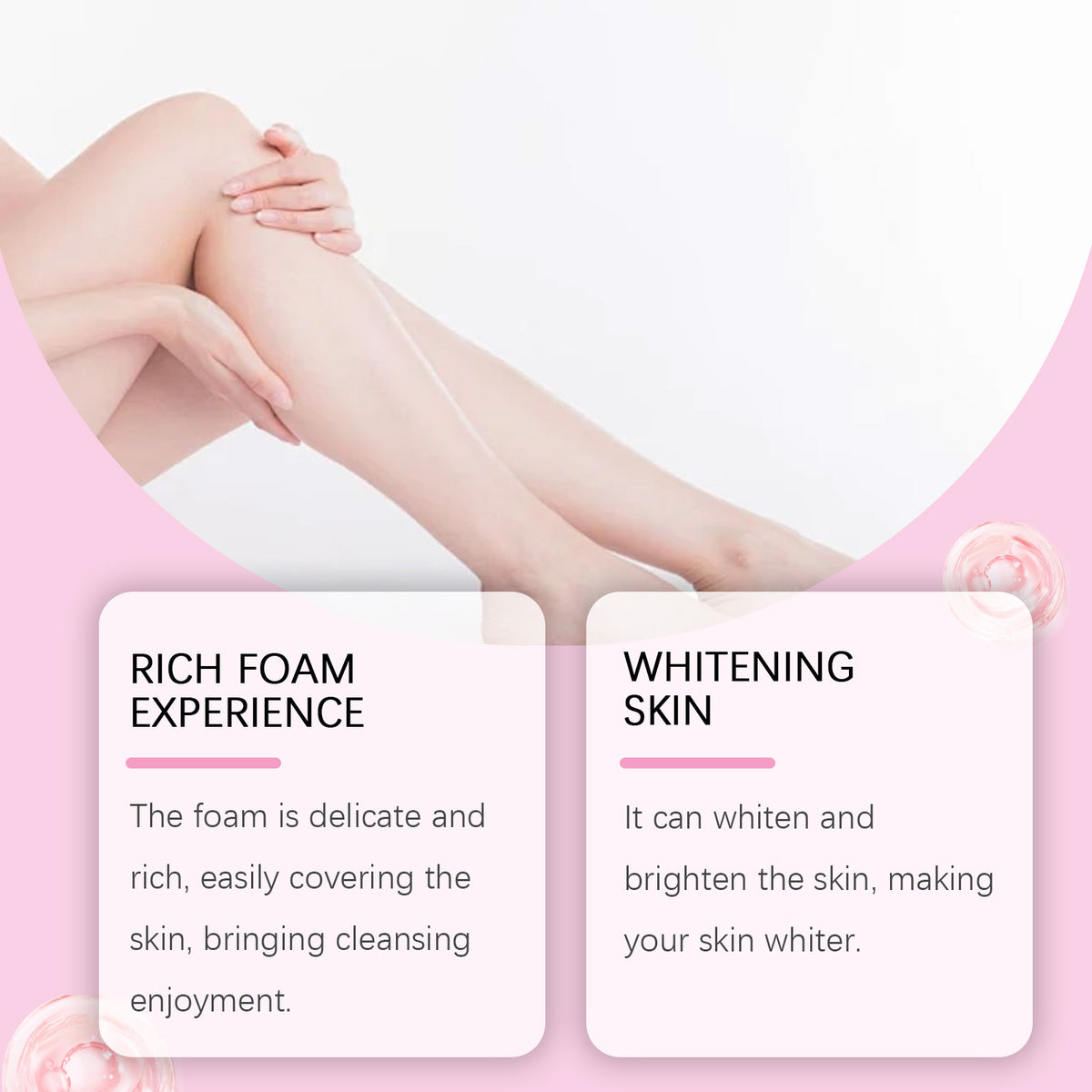 Nourishing And Hydrating Mild Skin Cleaning Foam Bath Soap