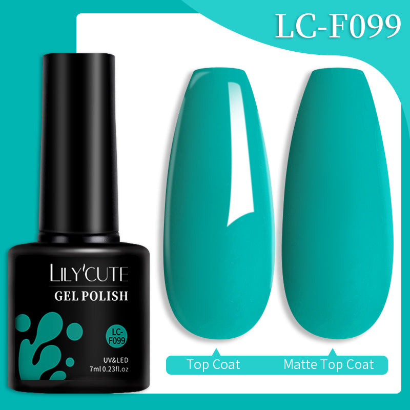 Colored Glitter Nail Glue Set for Nail Art - Waterproof & Non-Flushing