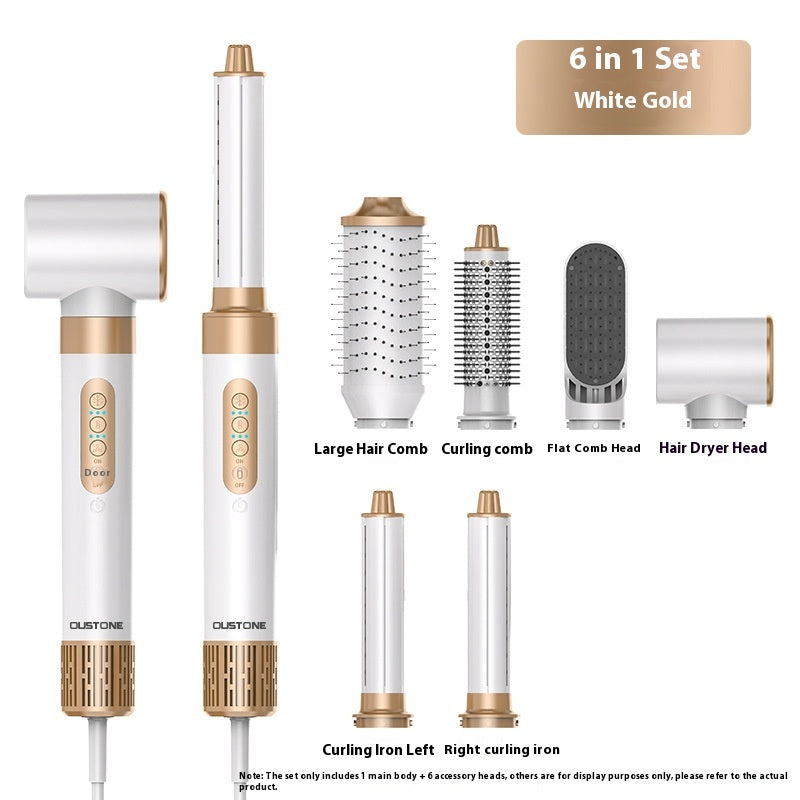 8-in-1 Multifunctional Hair Curler Set - Hair Styling Comb with Hot & Cold Air