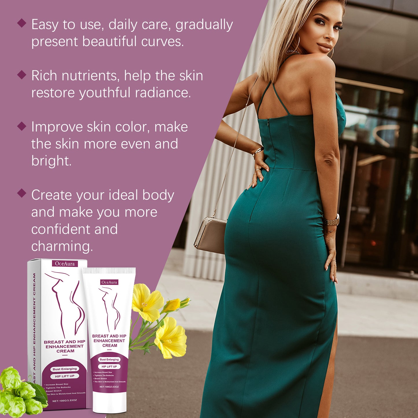 Firming Buttock and Breast Care Cream - Moisturizing Body Tightening Lotion