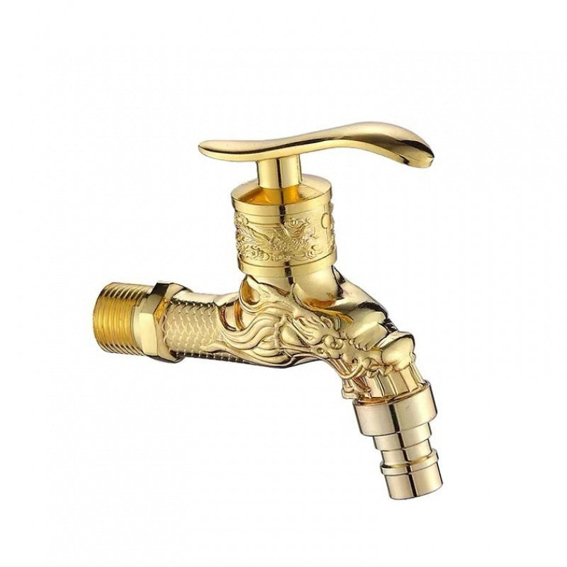 Antique Zinc Alloy Wall-Mounted Faucet for Home & Garden