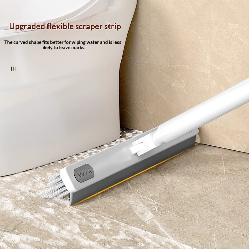 Bathroom Floor & Grout Cleaning Brush V-Shaped Silicone Scrubber