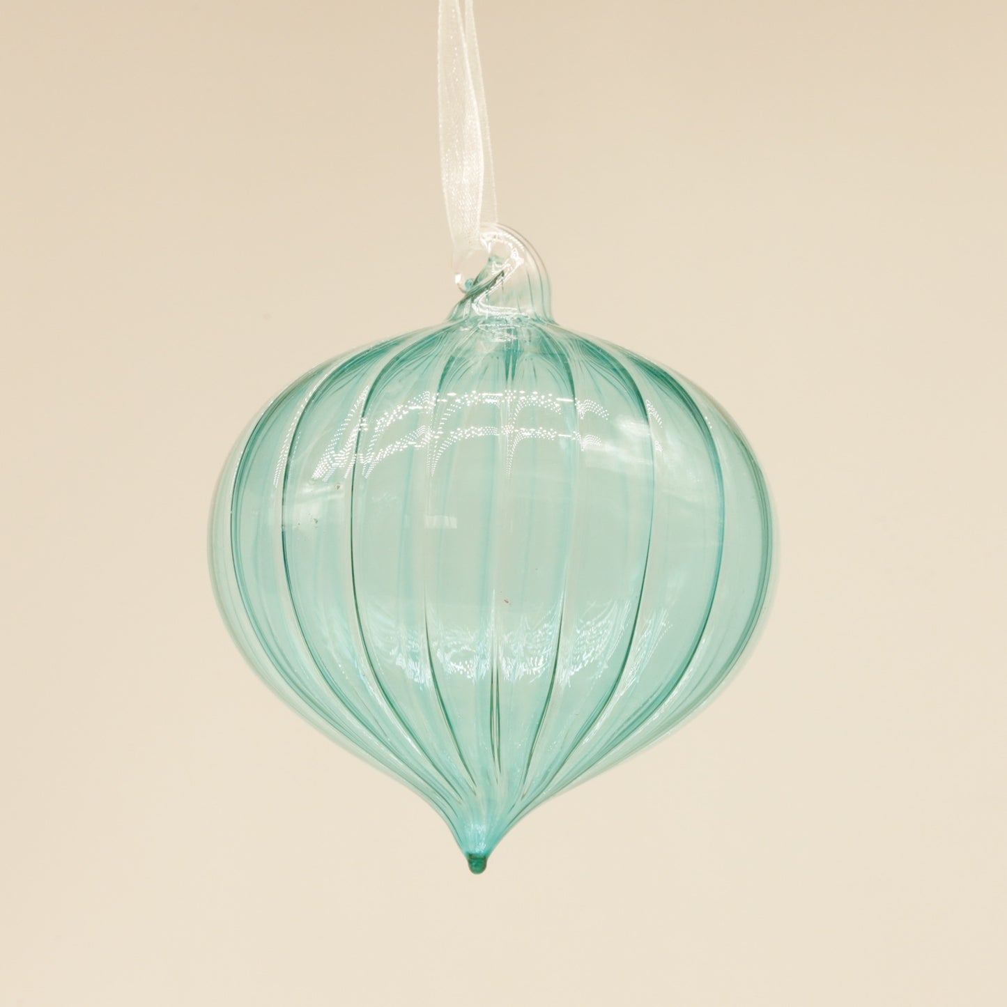 Hand-Ground Transparent Glass Pendant Light - Home Office Decor