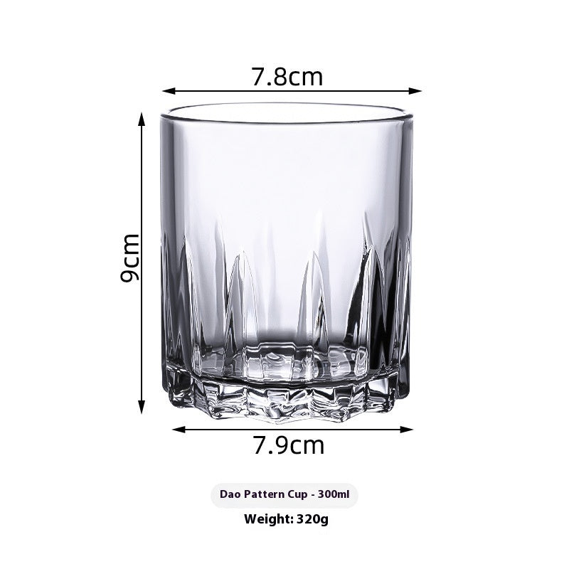 Tipsy Atmosphere Whiskey Shot Glass - High-End Clear Glass Drinkware